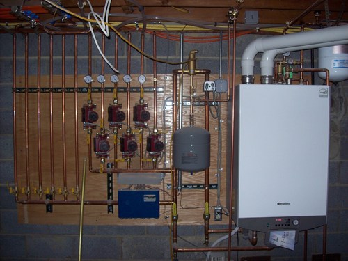 Remodel Boiler with Pex Tubing Infloor Heat