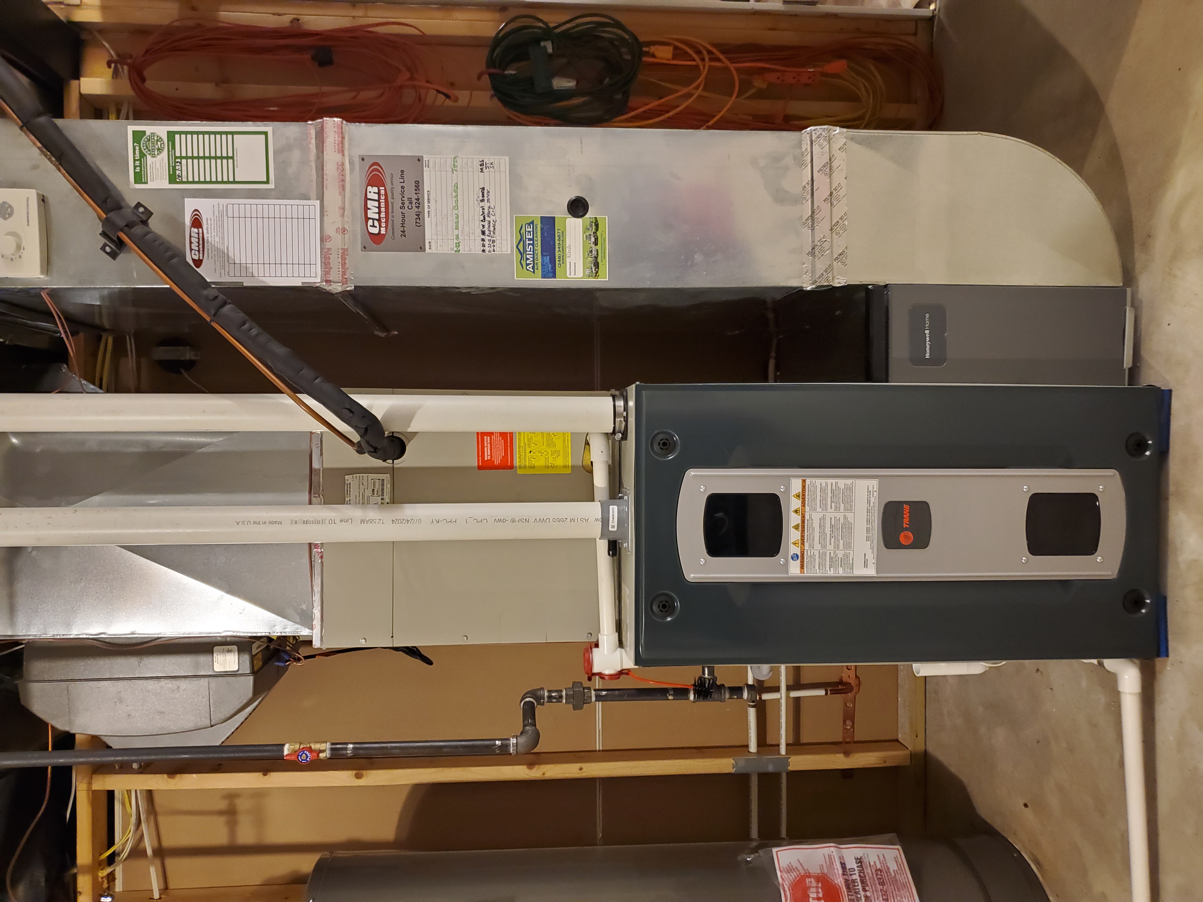 Furnace repair completed in Ann Arbor home by CMR Mechanical's HVAC crew